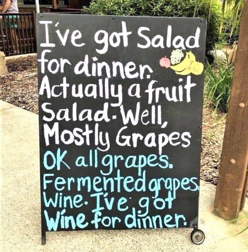 Salad for dinner